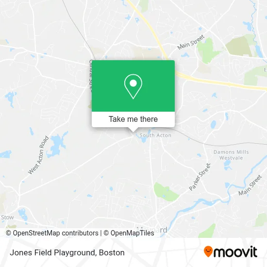 Jones Field Playground map