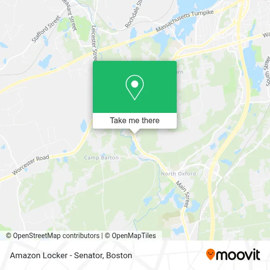 Amazon Locker - Senator map