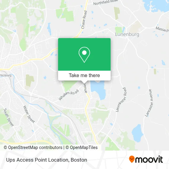 Ups Access Point Location map