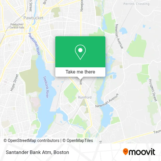 Santander Bank Atm map