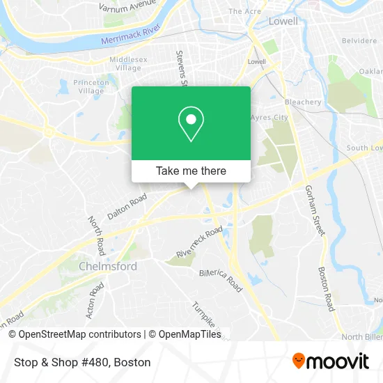 Stop & Shop #480 map