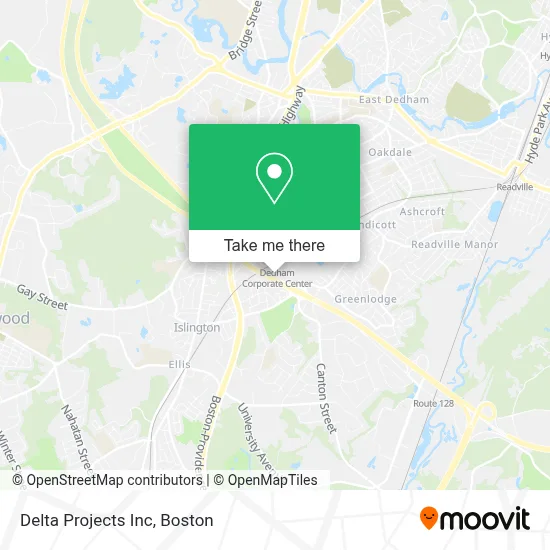 Delta Projects Inc map