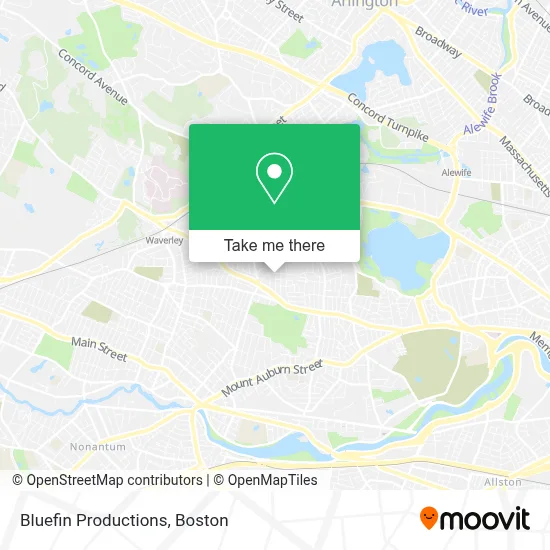 Bluefin Productions map