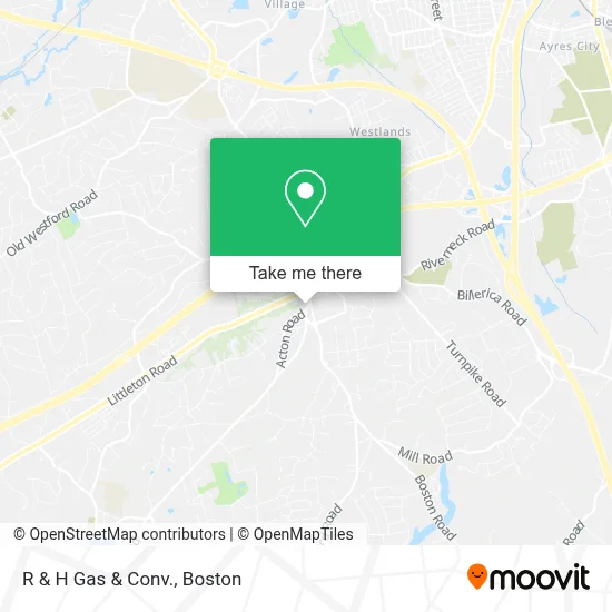 R & H Gas & Conv. map