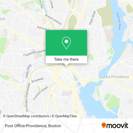 Post Office-Providence map