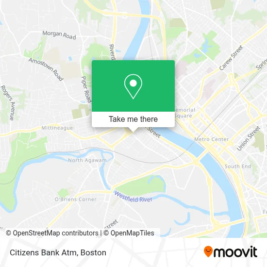 Citizens Bank Atm map