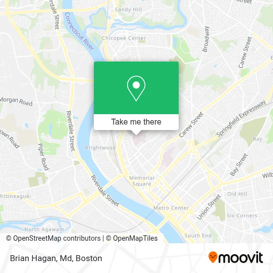 Brian Hagan, Md map