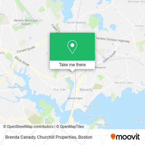 Brenda Canady, Churchill Properties map