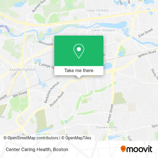 Center Caring Health map