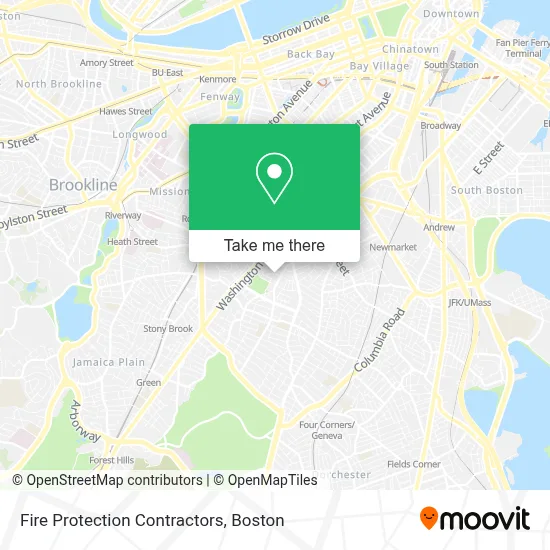Fire Protection Contractors map
