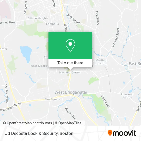 Jd Decosta Lock & Security map