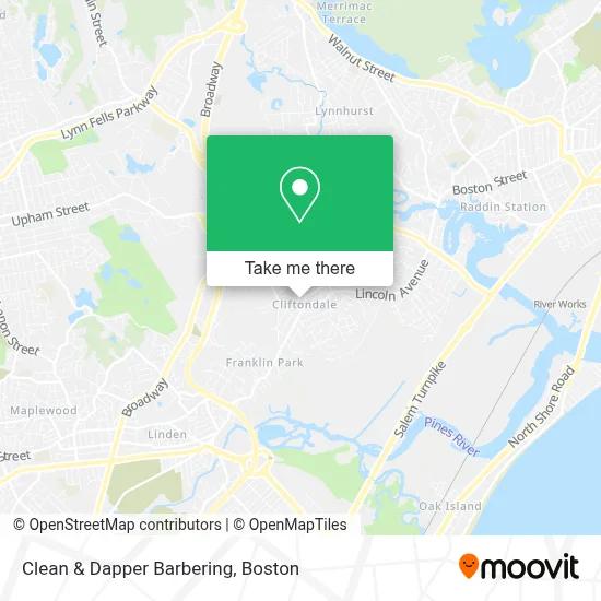 Clean & Dapper Barbering map