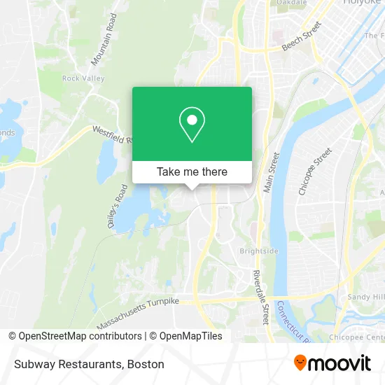 Subway Restaurants map