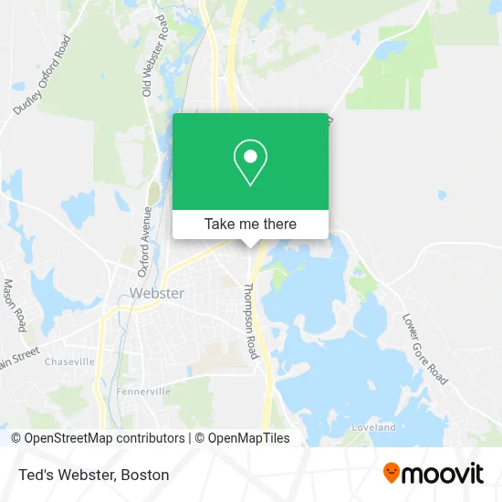 Ted's Webster map