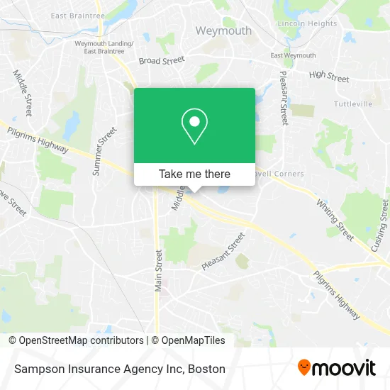 Sampson Insurance Agency Inc map