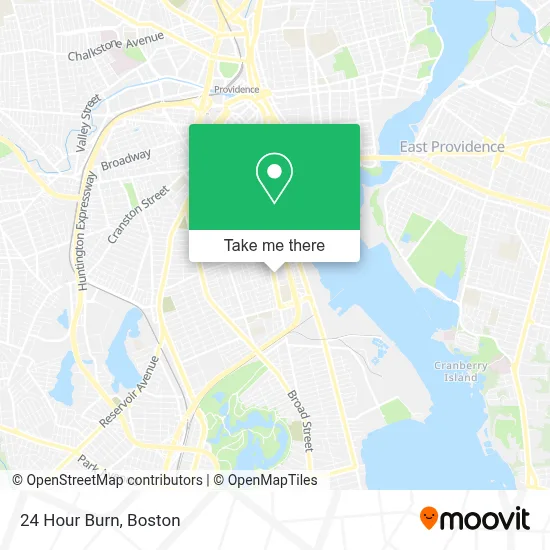 24 Hour Burn map