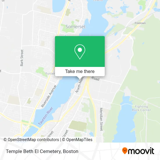 Temple Beth El Cemetery map