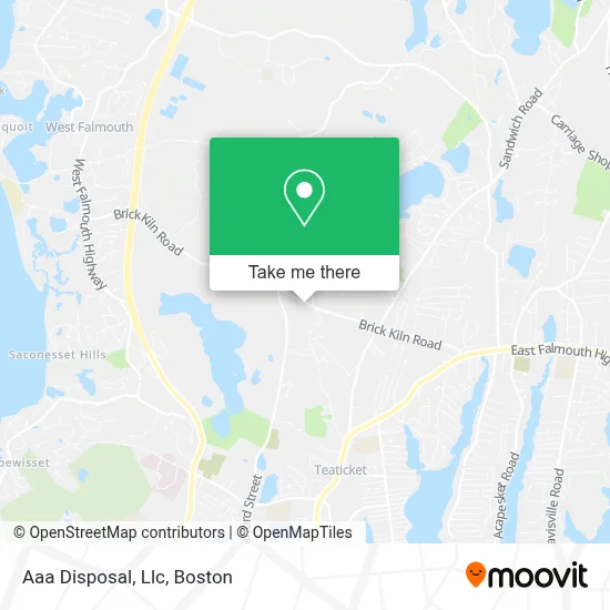 Aaa Disposal, Llc map