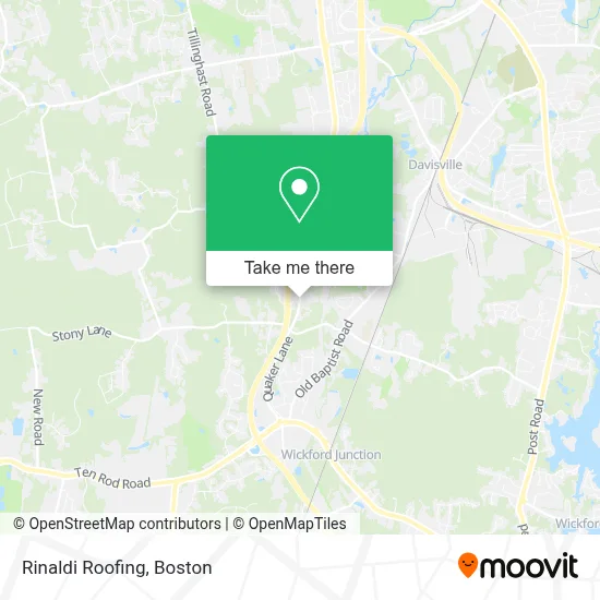 Rinaldi Roofing map