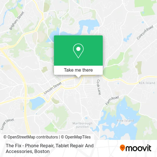 The Fix - Phone Repair, Tablet Repair And Accessories map