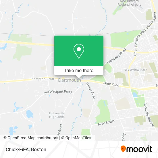 Chick-Fil-A map