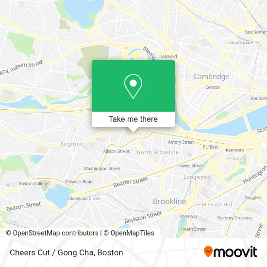 Cheers Cut / Gong Cha map