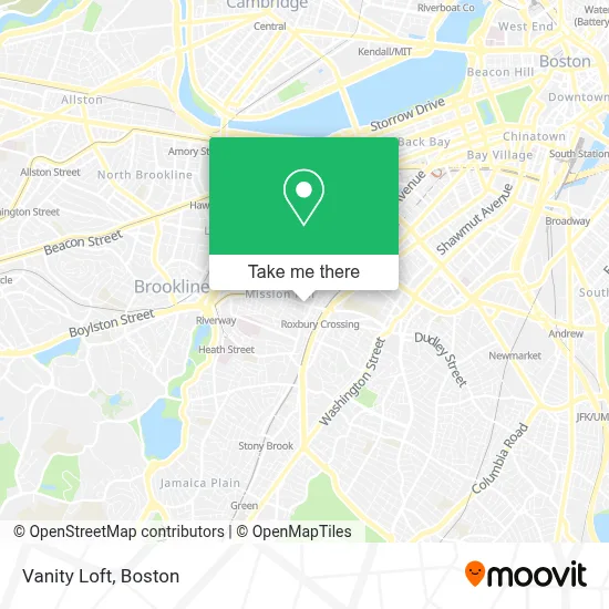 Vanity Loft map