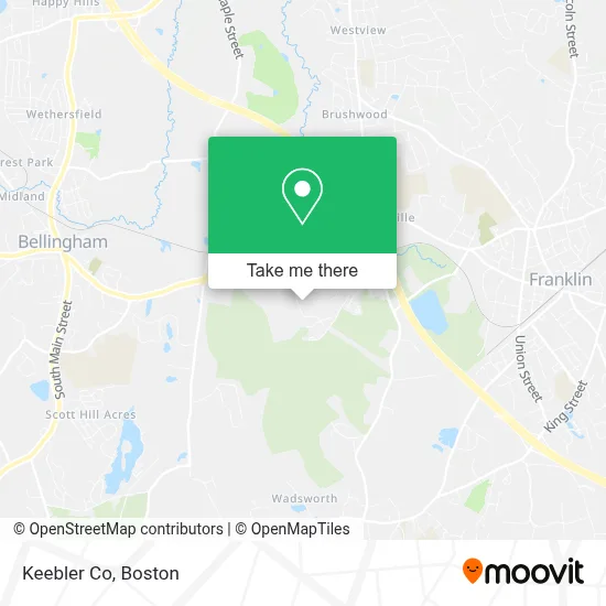 Keebler Co map