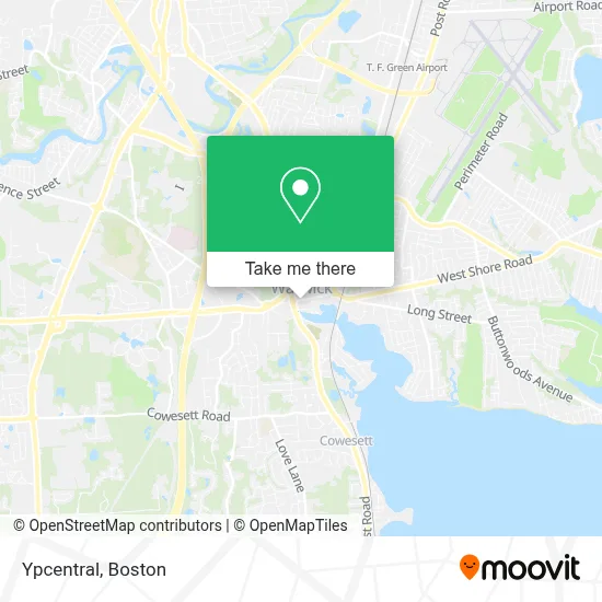 Ypcentral map