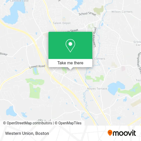 Western Union map