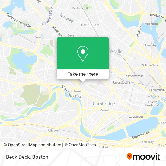 Beck Deck map