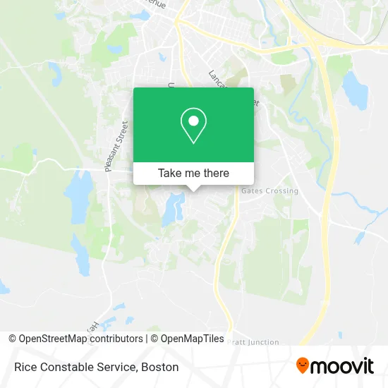 Rice Constable Service map