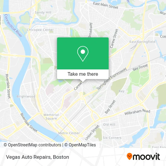 Vegas Auto Repairs map