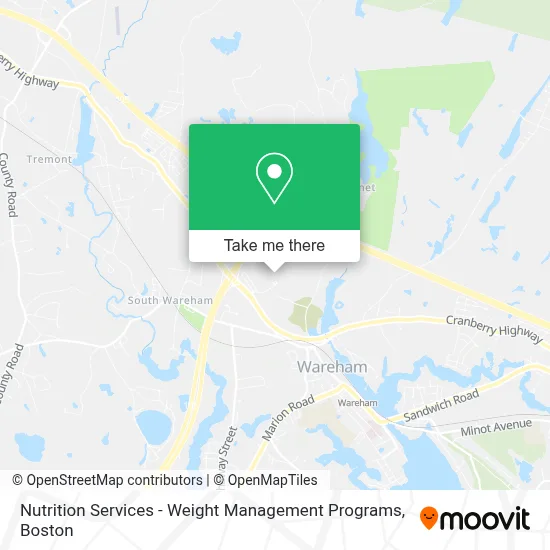 Nutrition Services - Weight Management Programs map