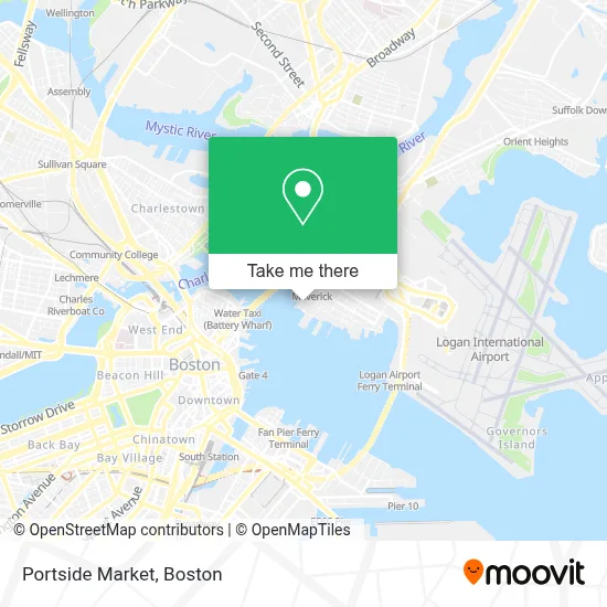 Portside Market map