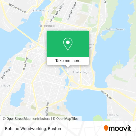 Botelho Woodworking map