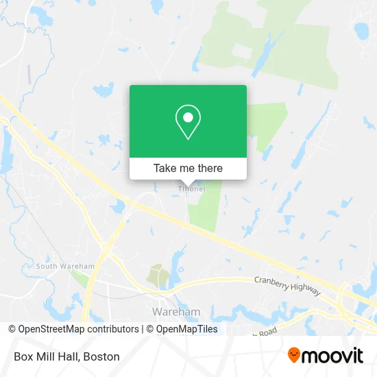 Box Mill Hall map