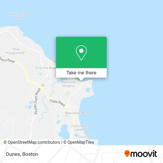 Dunes map