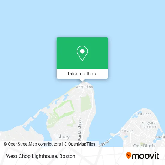 West Chop Lighthouse map