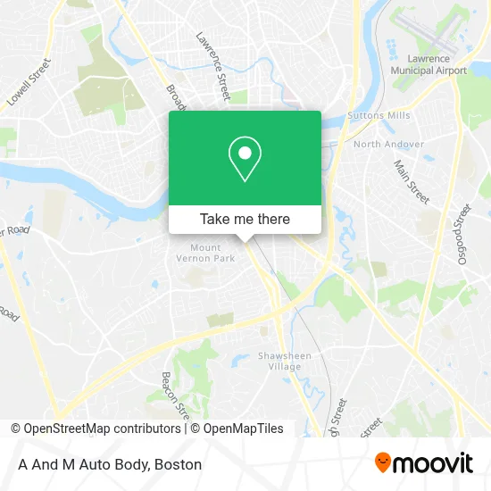 A And M Auto Body map