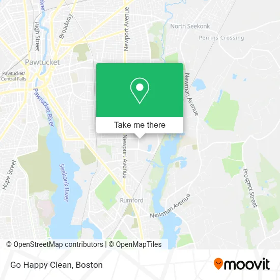 Go Happy Clean map