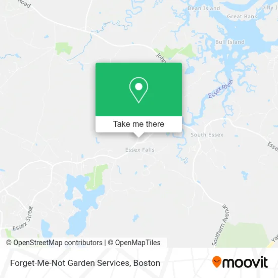 Forget-Me-Not Garden Services map