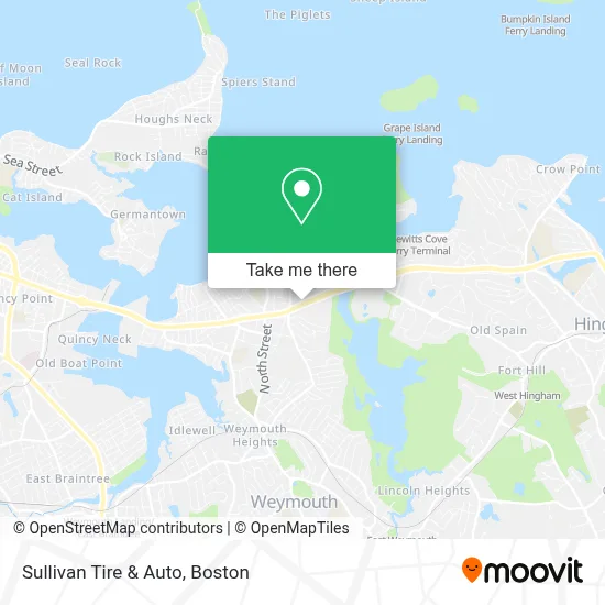 Sullivan Tire & Auto map