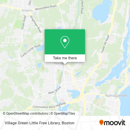 Village Green Little Free Library map