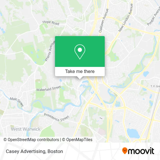 Casey Advertising map