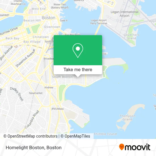Homelight Boston map