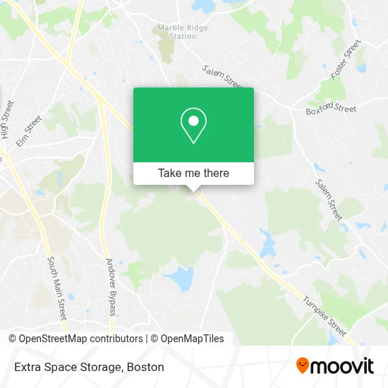 Extra Space Storage map