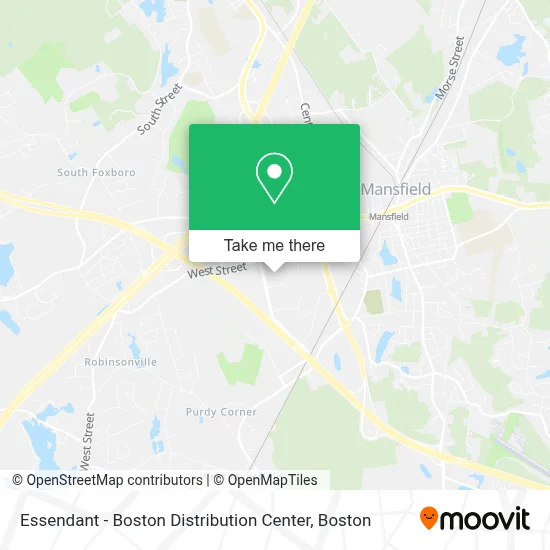 Essendant - Boston Distribution Center map