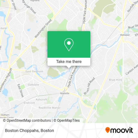 Boston Choppahs map