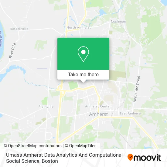 Umass Amherst Data Analytics And Computational Social Science map